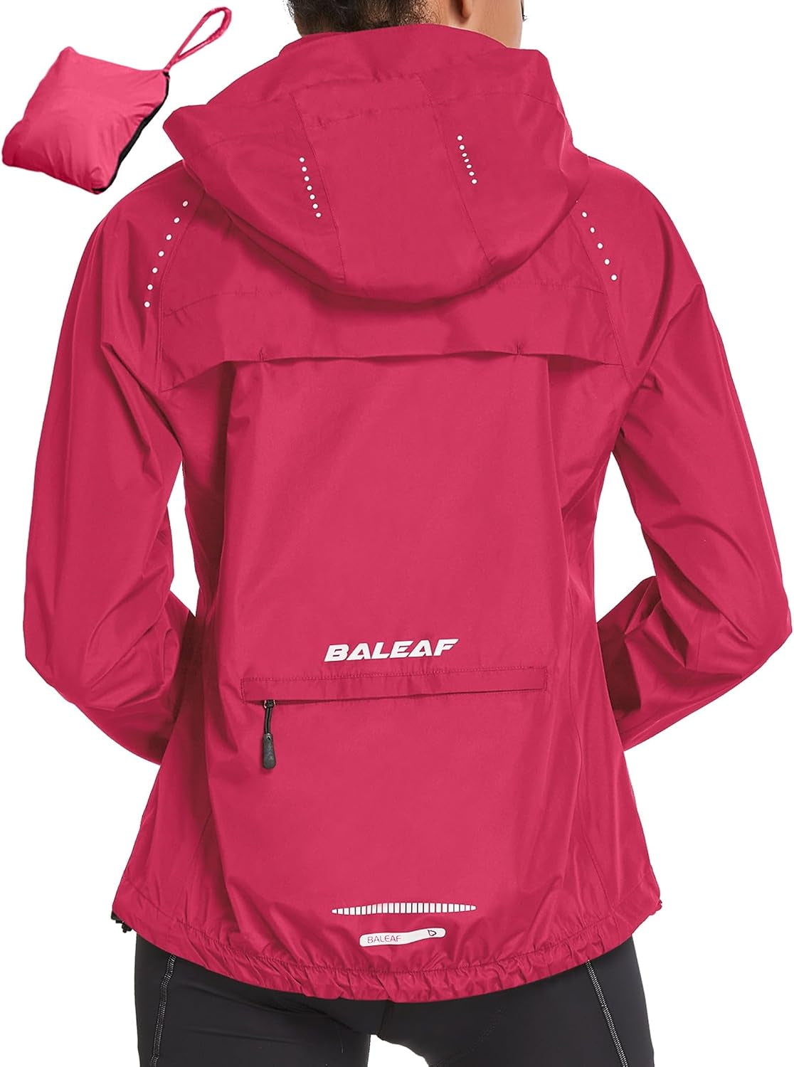 Packable Rain Jacket Women Waterproof Lightweight Jackets Hooded