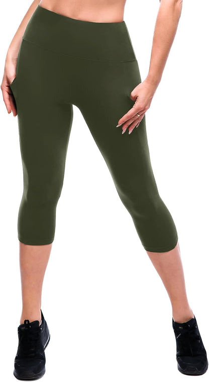 High Waisted Leggings Women with Pockets