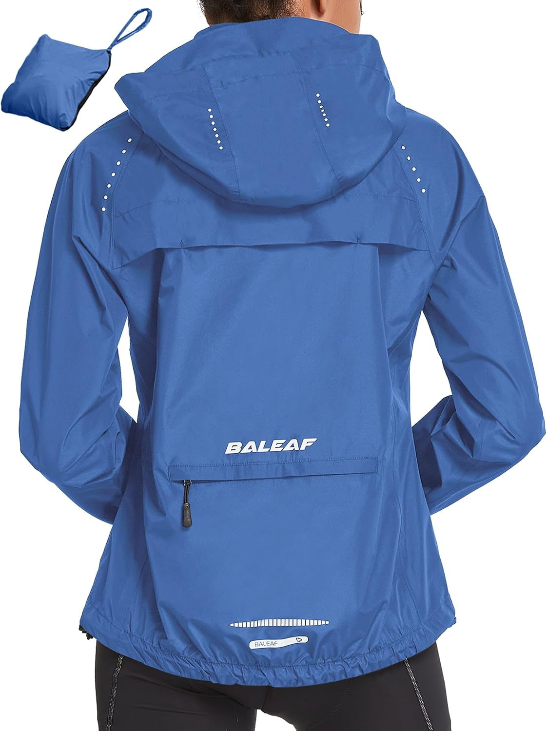 Packable Rain Jacket Women Waterproof Lightweight Jackets Hooded
