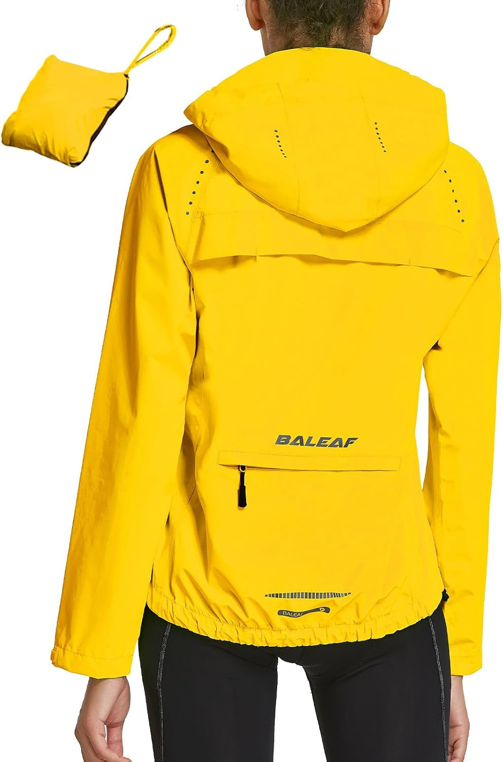 Packable Rain Jacket Women Waterproof Lightweight Jackets Hooded