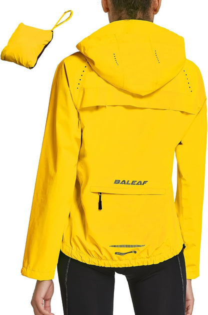 Packable Rain Jacket Women Waterproof Lightweight Jackets Hooded