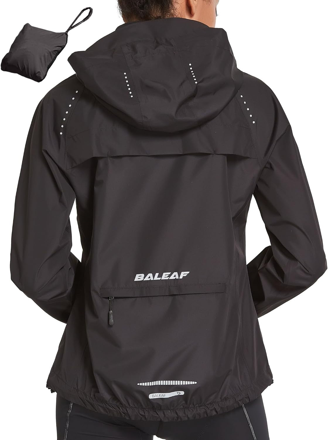 Packable Rain Jacket Women Waterproof Lightweight Jackets Hooded