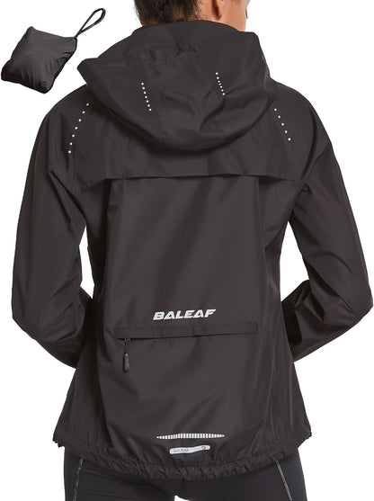 Packable Rain Jacket Women Waterproof Lightweight Jackets Hooded