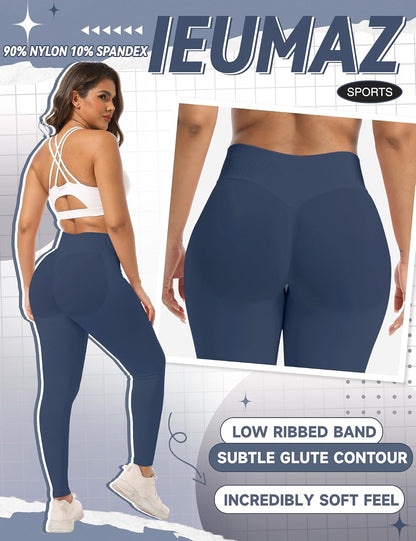 Scrunch Butt Lifting Leggings for Women Seamless Workout Yoga Pants