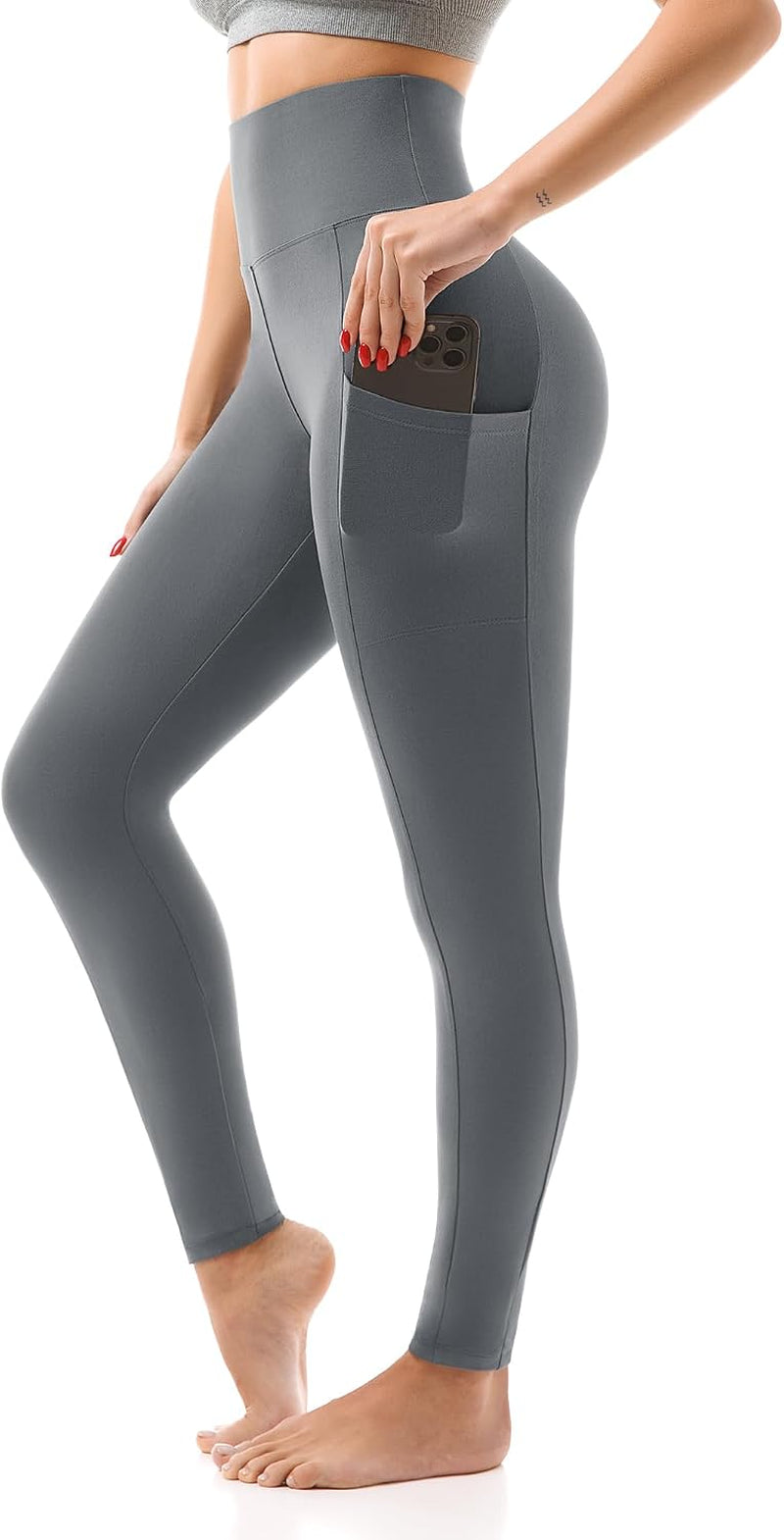High Waisted Leggings Women with Pockets