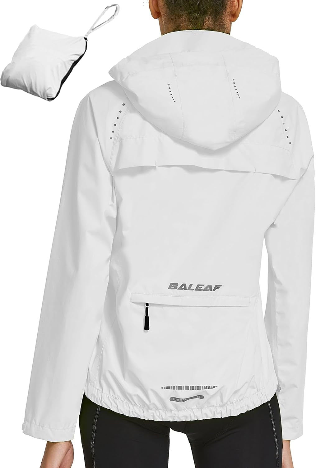 Packable Rain Jacket Women Waterproof Lightweight Jackets Hooded